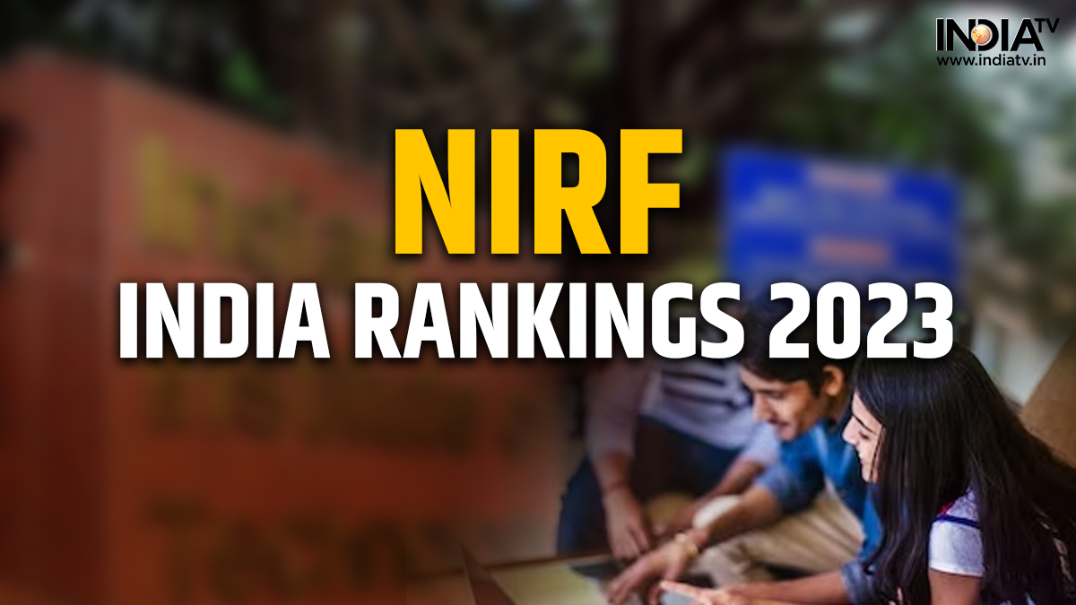 Nirf India Rankings 2023 Top Iits University Research Medical Institution List Here India Tv 0872