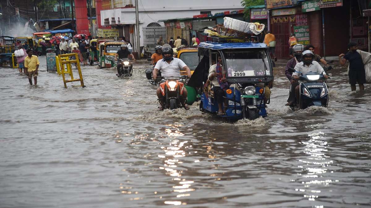 Bihar rains Severe waterlogging in parts of Patna after overnight ...