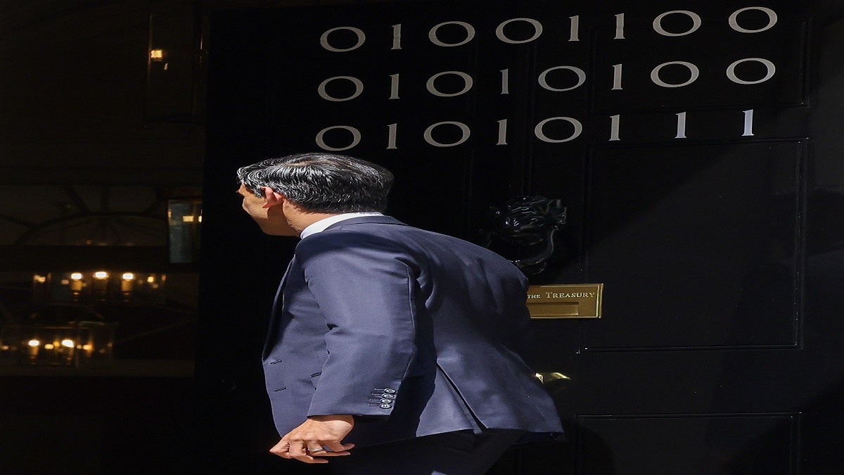 Binary code on downing street door: PM Sunak's symbolic tribute to London Tech Week