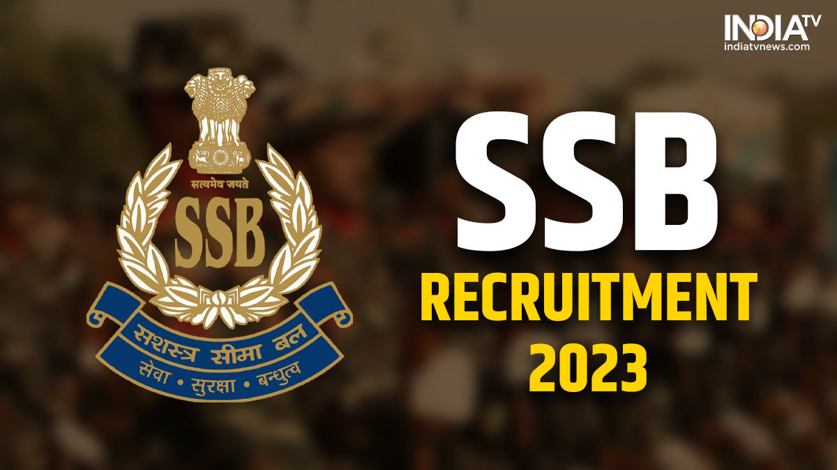 SSB Recruitment 2023: Registration last date for 1,656 various posts today; Direct link to apply