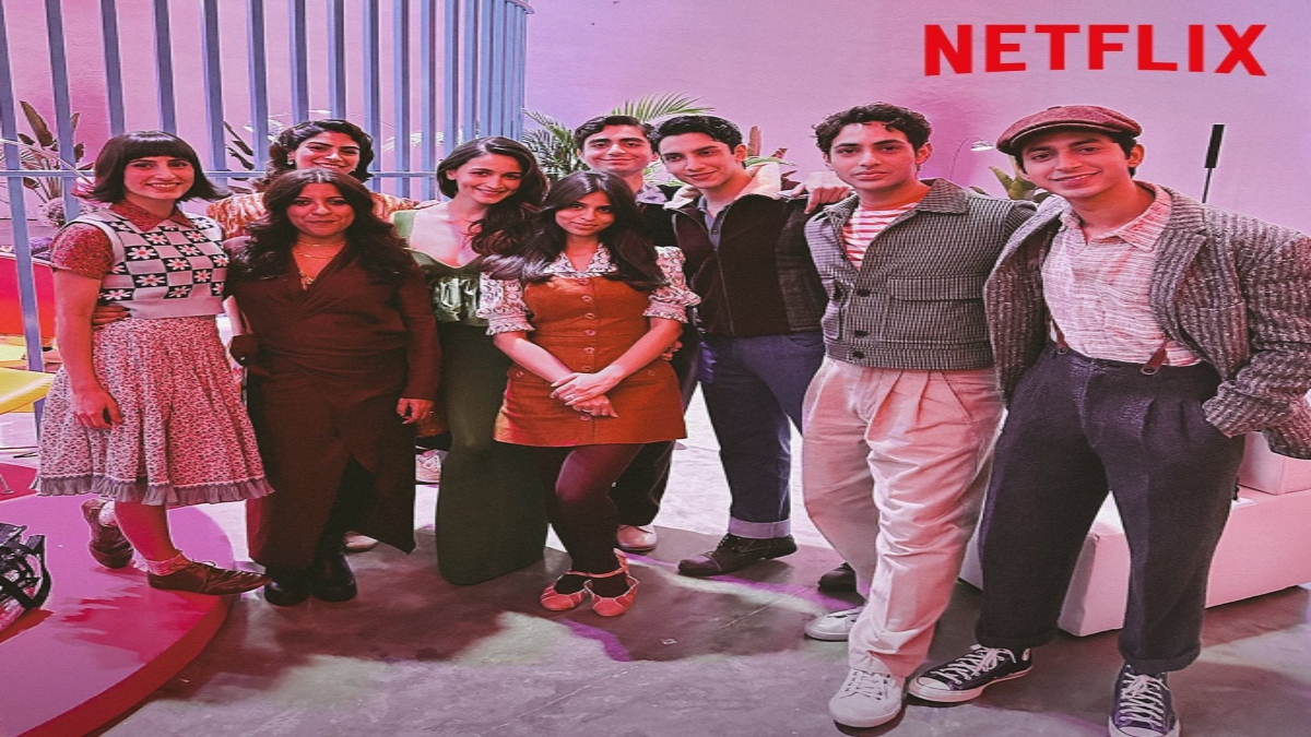 Alia Bhatt poses with The Archies’ Suhana Khan, Zoya Akhtar, and others at Netflix Tudum event in Brazil