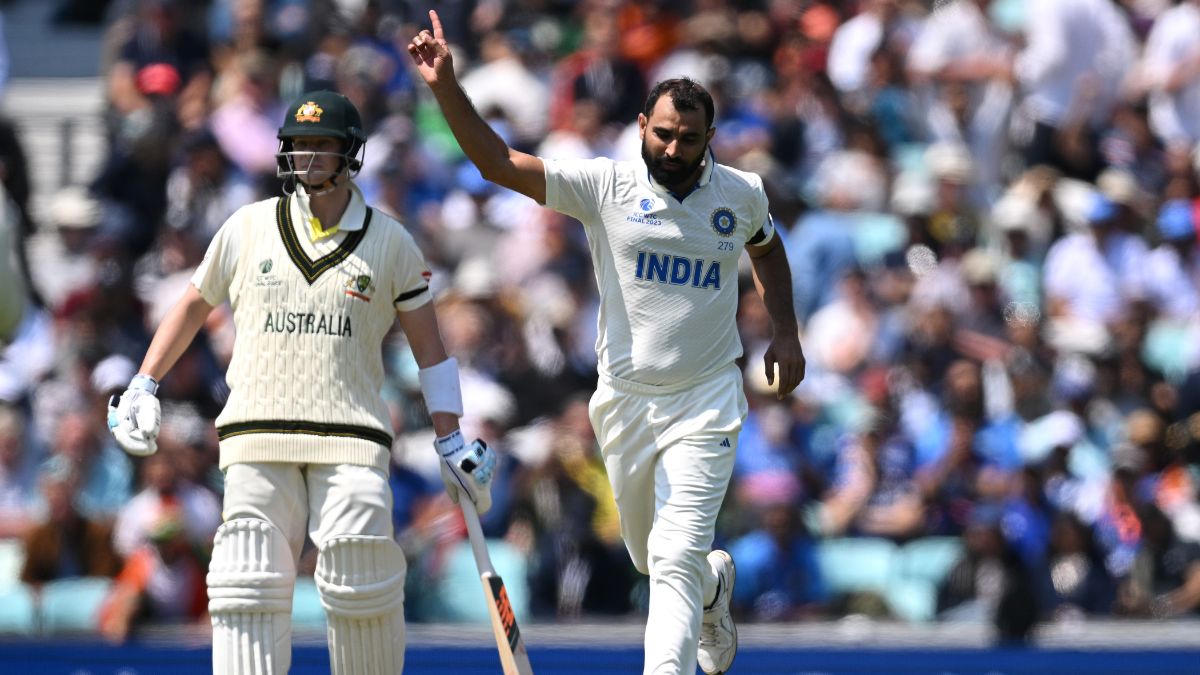 WATCH: Mohammed Shami delivers a peach to castle Marnus Labuschagne in WTC Final