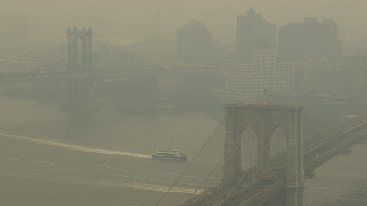 Air quality in New York deteriorates amid rising wildfires in Canada