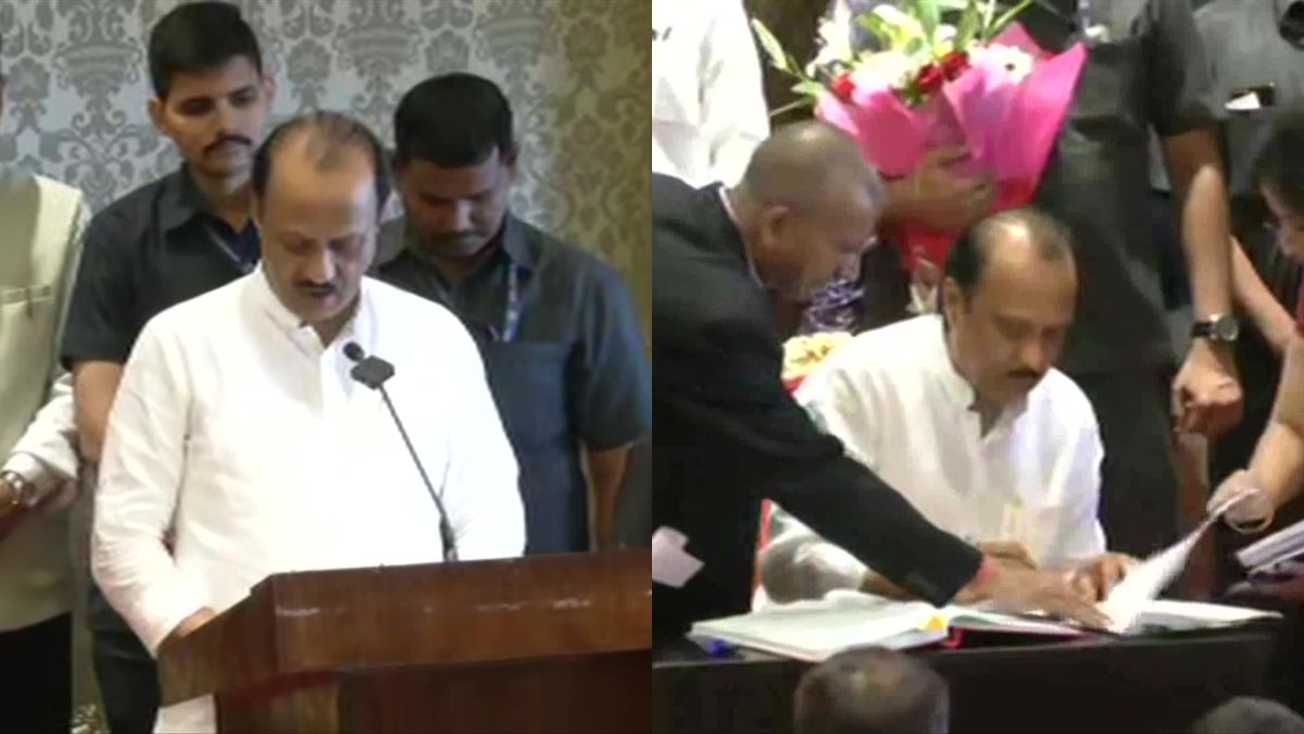 Maharashtra: Ajit Pawar takes oath as Deputy CM, 9 other NCP MLAs join Shinde govt