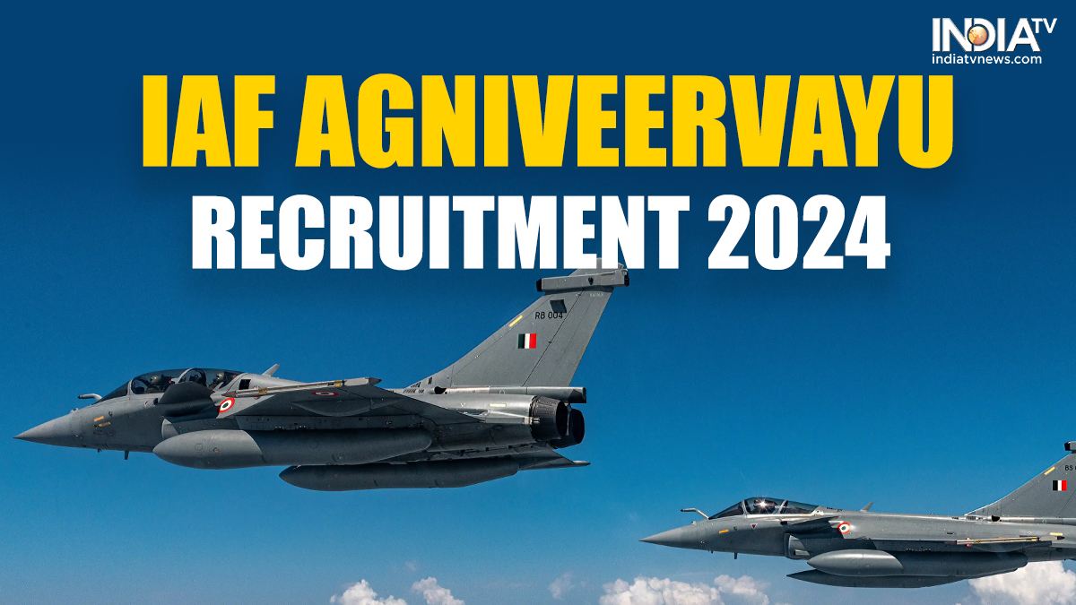 IAF Agniveervayu 01/2024 Batch notification OUT; important dates, eligibility criteria | Check Details