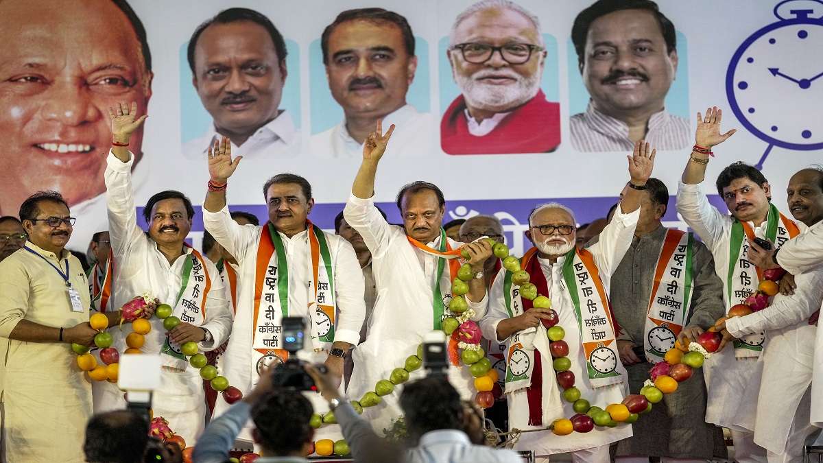 Ajit Pawar with support of 35 MLAs approaches EC, stakes claim for original NCP, party symbol