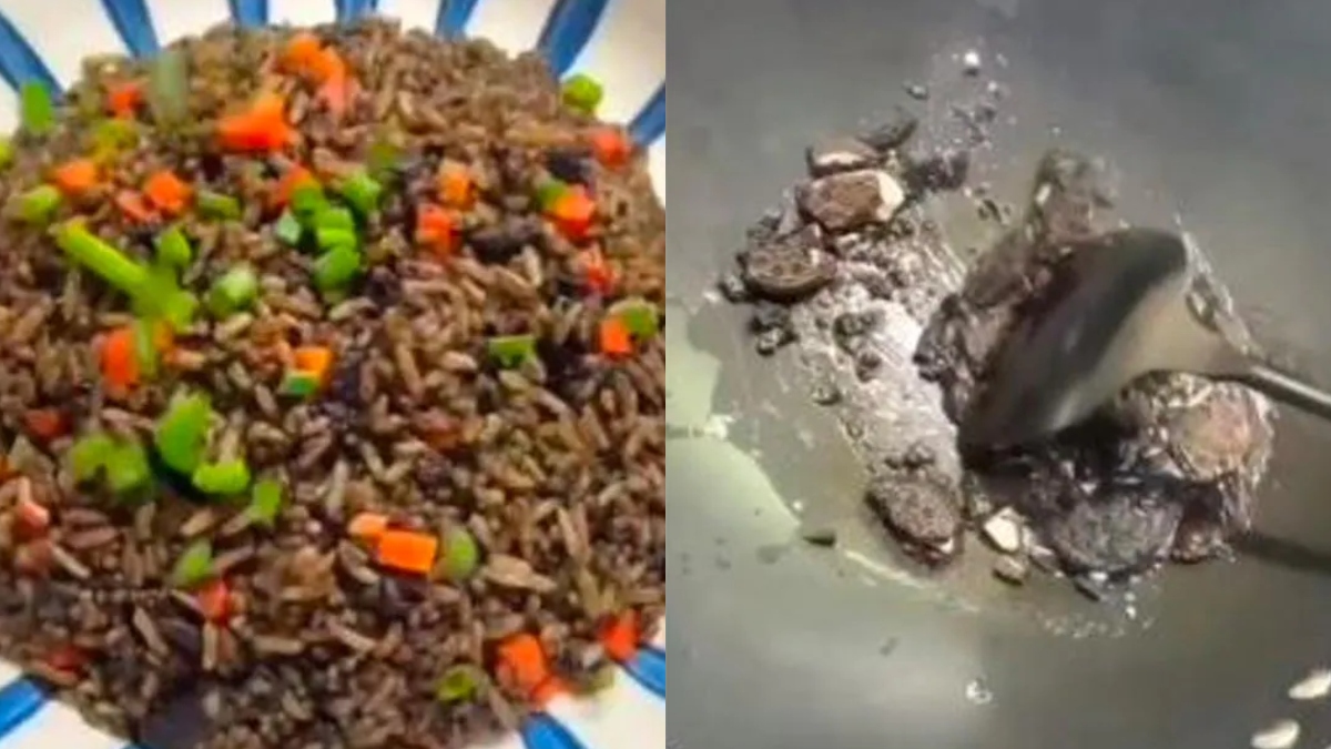 Bizarre combination of oreo and fried rice goes viral on internet | Watch