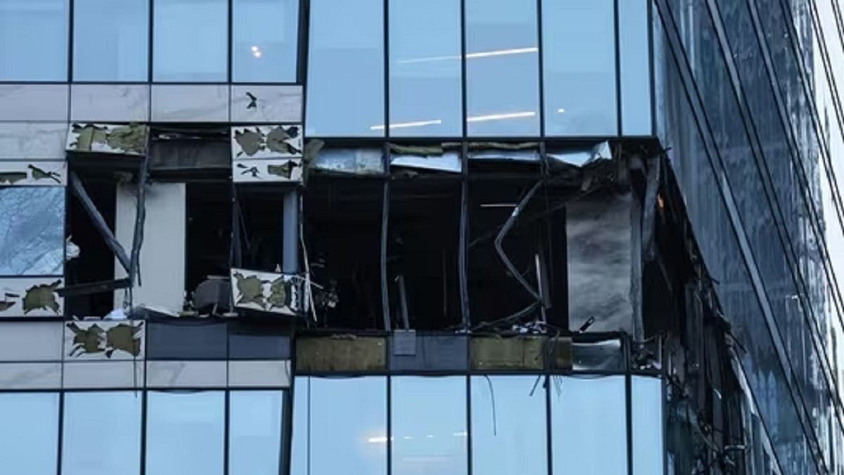 Ukraine-Russia war: Ukrainian drone attack on Moscow damages two city office blocks | WATCH