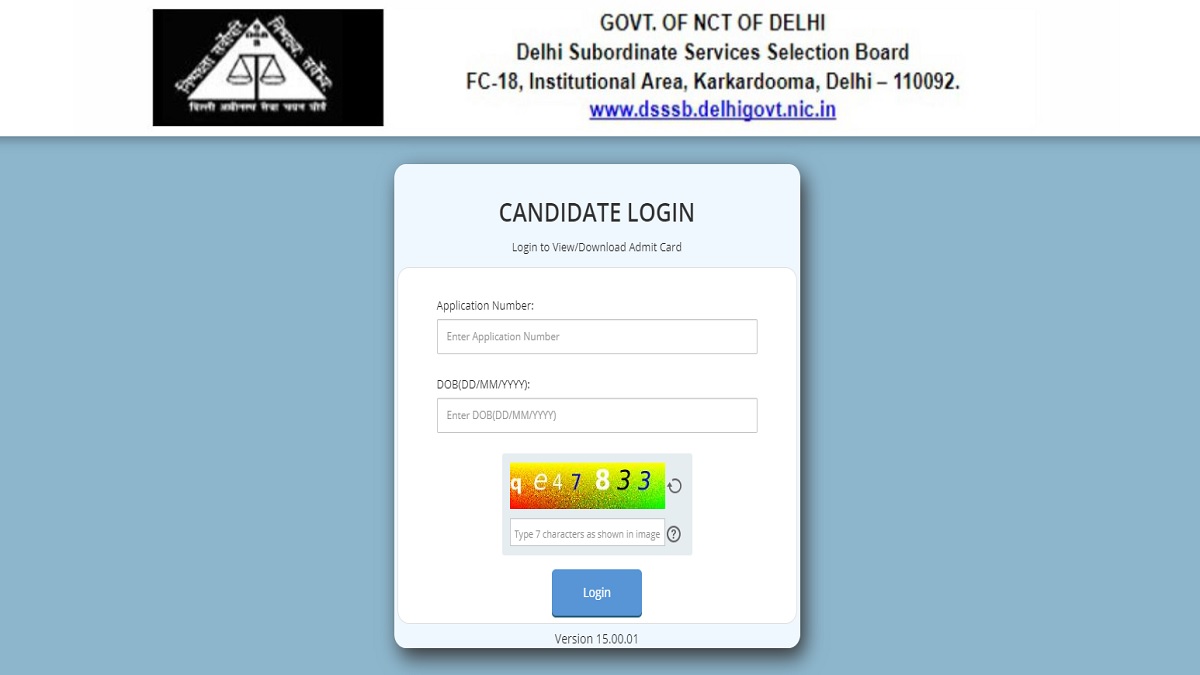 DSSSB Admit Card 2023 Download link active for TGT, PGT and other posts on dsssb.delhi.gov.in