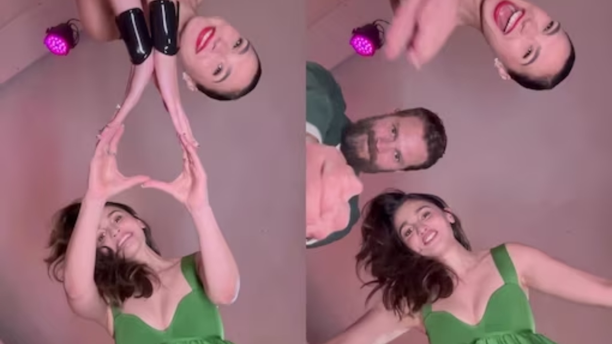 Alia Bhatt's goofy video with Heart of Stone co-stars Gal Gadot & Jamie Dornan | Watch