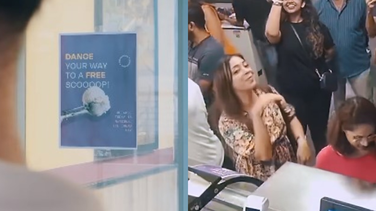 WATCH: When customers dance to get free ice-cream scoop in Bengaluru