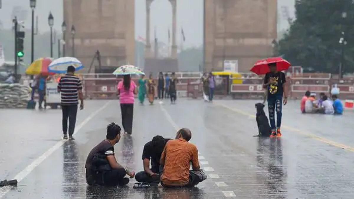 Delhi Weather Yellow Alert Issued With Light To Moderate Rain