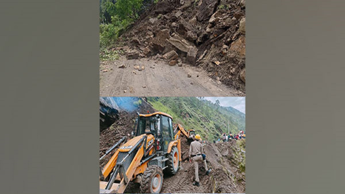 Uttarakhand: Gangotri-Yamunotri National Highway blocked due to falling debris and landslides