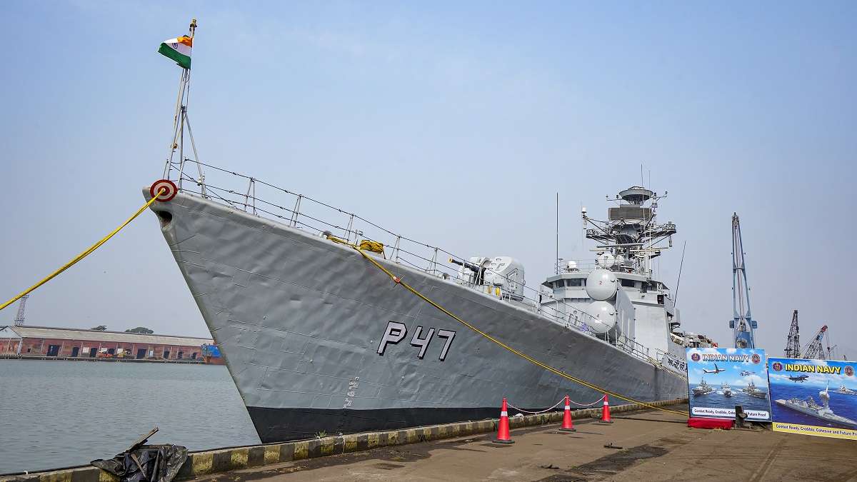 Indigenously-made missile corvette INS Khanjar scheduled for 3-day visit to Sri Lanka's Trincomalee