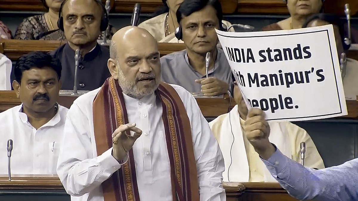 Parliament Monsoon Session: Govt ready for discussion on Manipur issue, says Amit Shah |  WATCH