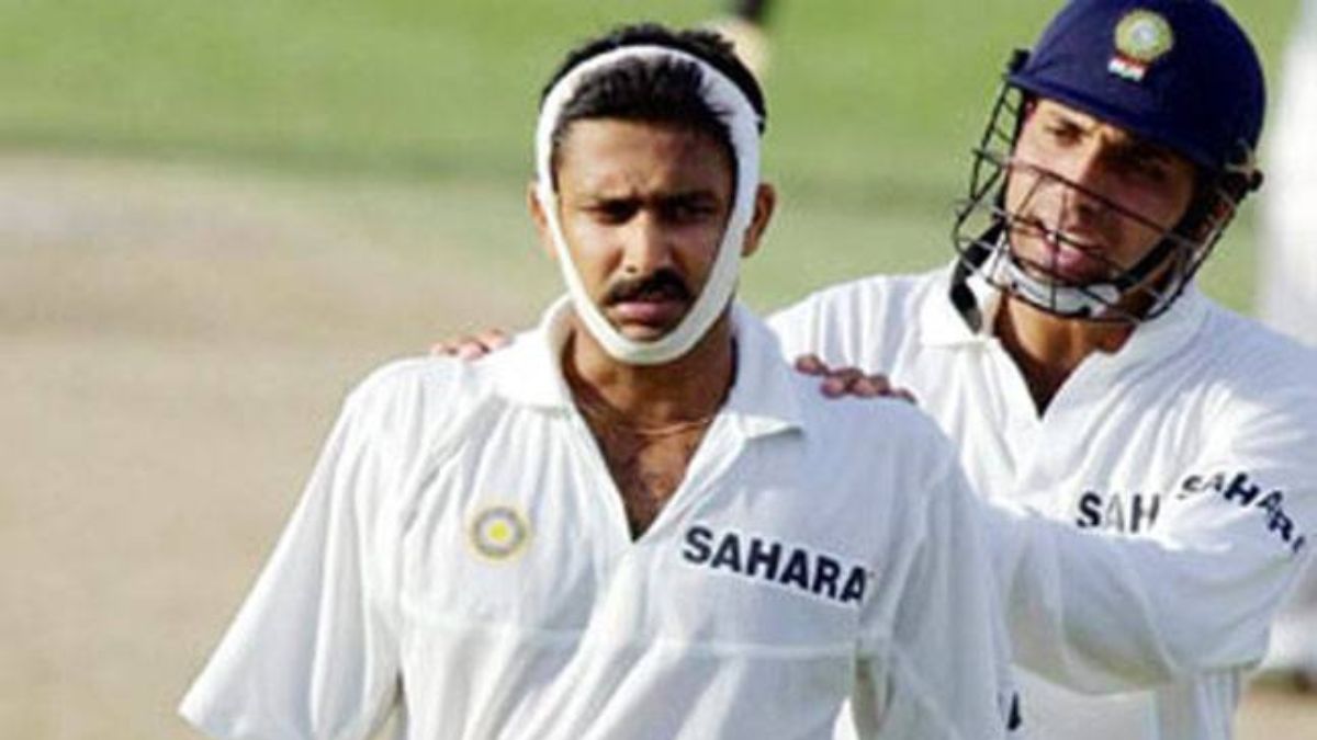 ‘My wife thought I was joking’ – Anil Kumble recalls bowling with a broken jaw against West Indies in 2002