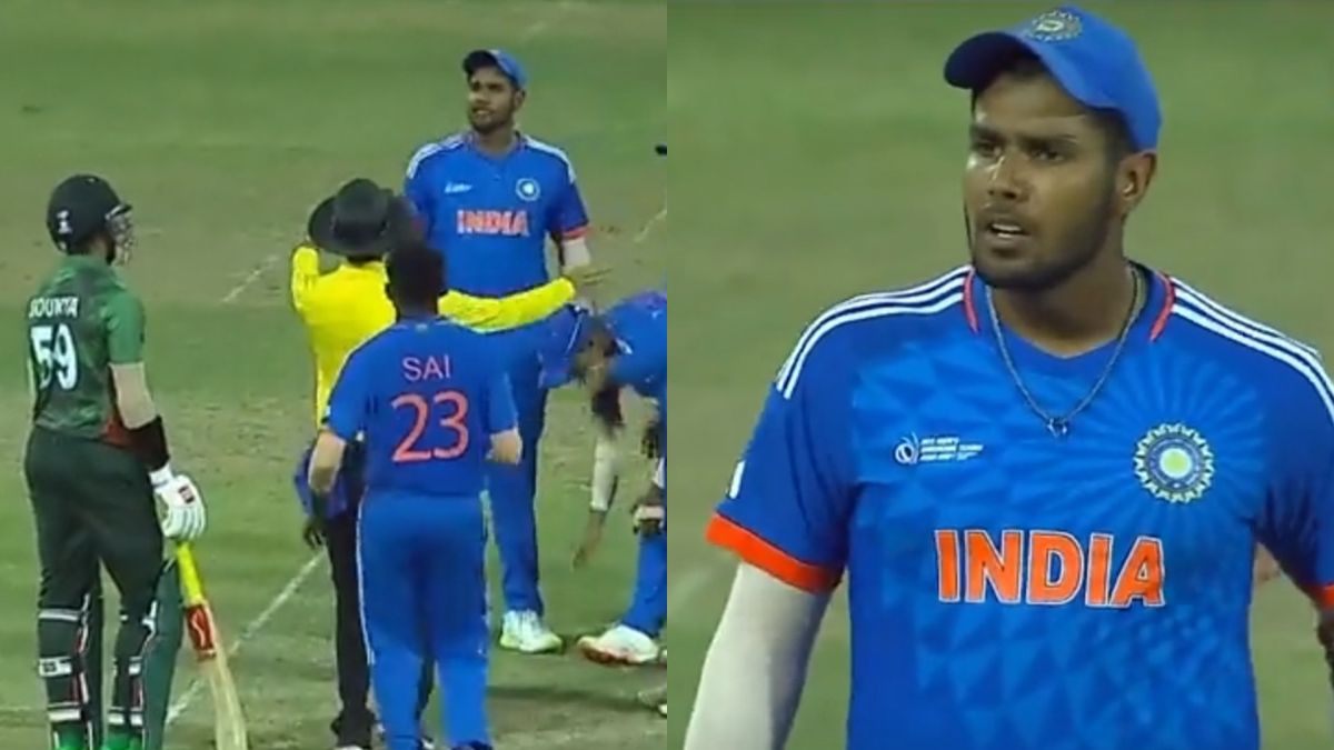 Furious Harshit Rana gets involved in heated exchange with Soumya Sarkar in Emerging Asia Cup semis – WATCH