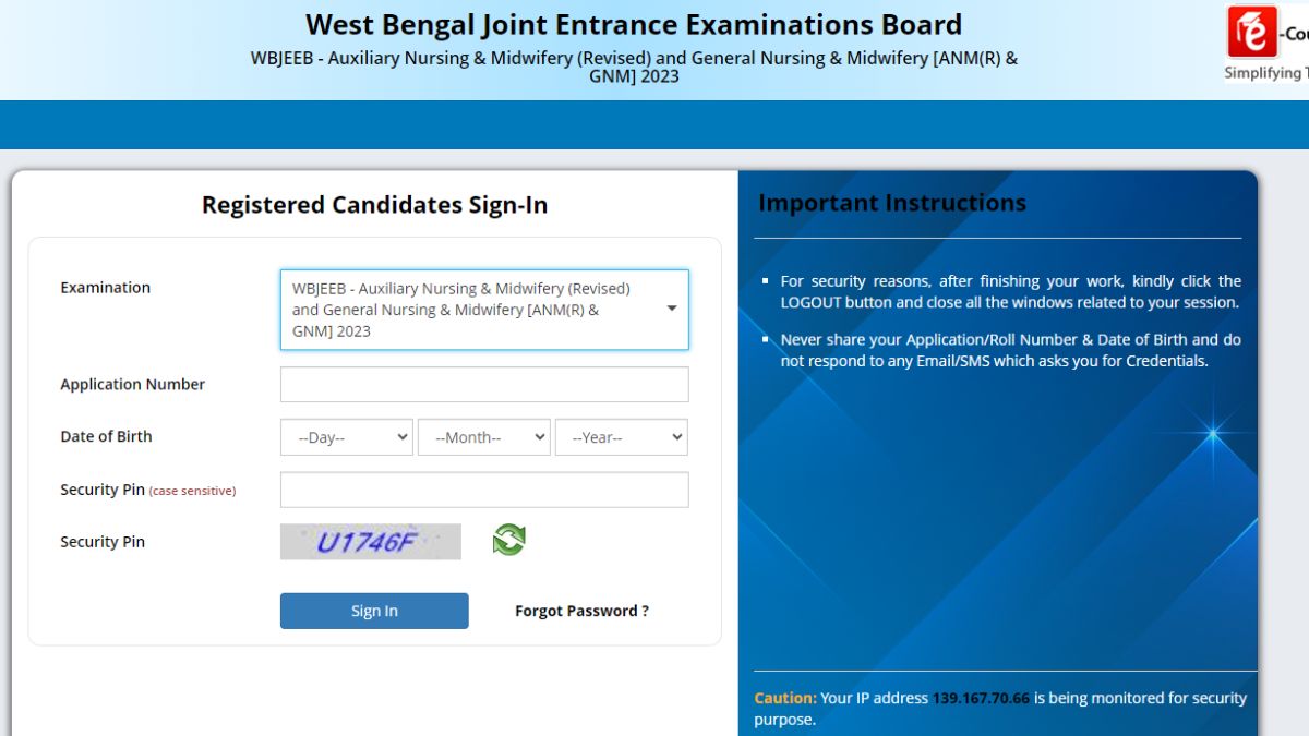 WBJEE GNM ANM admit card 2023 OUT on wbjeeb.nic.in, get direct link here