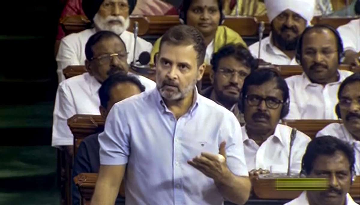 BJP Women MPs Complain To Speaker Against Rahul Gandhi Blowing 'flying ...