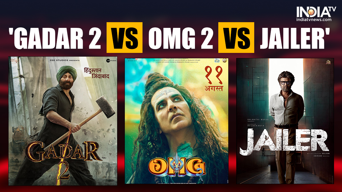 Gadar 2 vs OMG 2 vs Jailer: Biggest box office WAR to witness this Independence Day