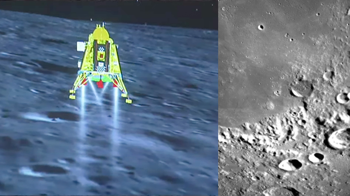 Watch video: Exact moment when Chandrayaan-3 made soft landing on Moon