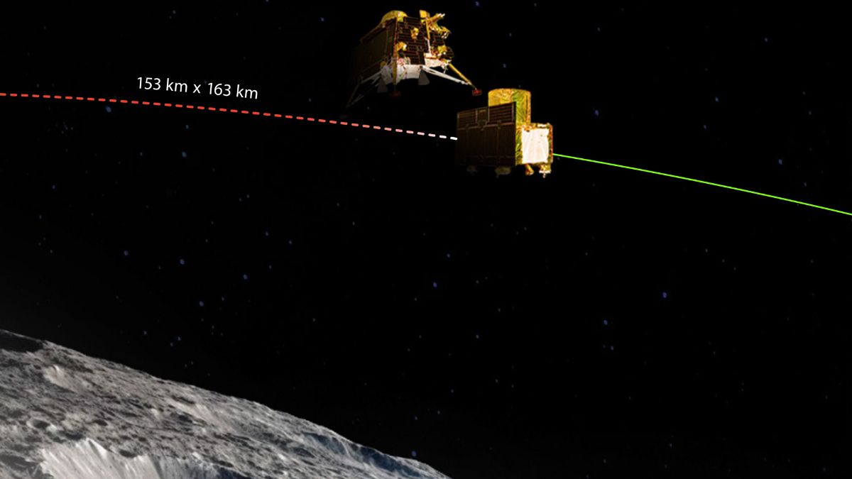 chandrayaan 3 landing on moon surface