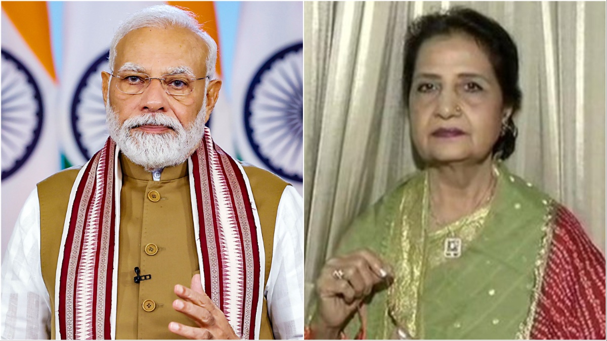 Gujarat: PM Modi’s Pakistani sister Qamar Mohsin Sheikh to tie him handmade rakhi