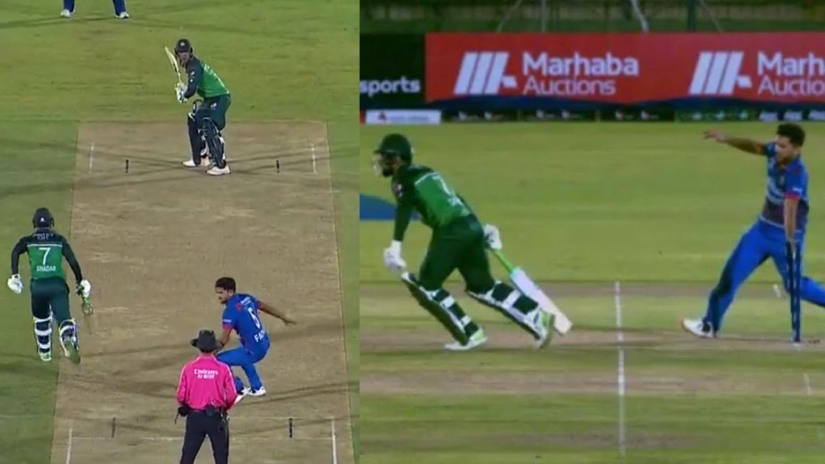 Shadab Khan suffers no-look run-out at non-striker's end, Twitter blasts at Fazalhaq Farooqi | WATCH