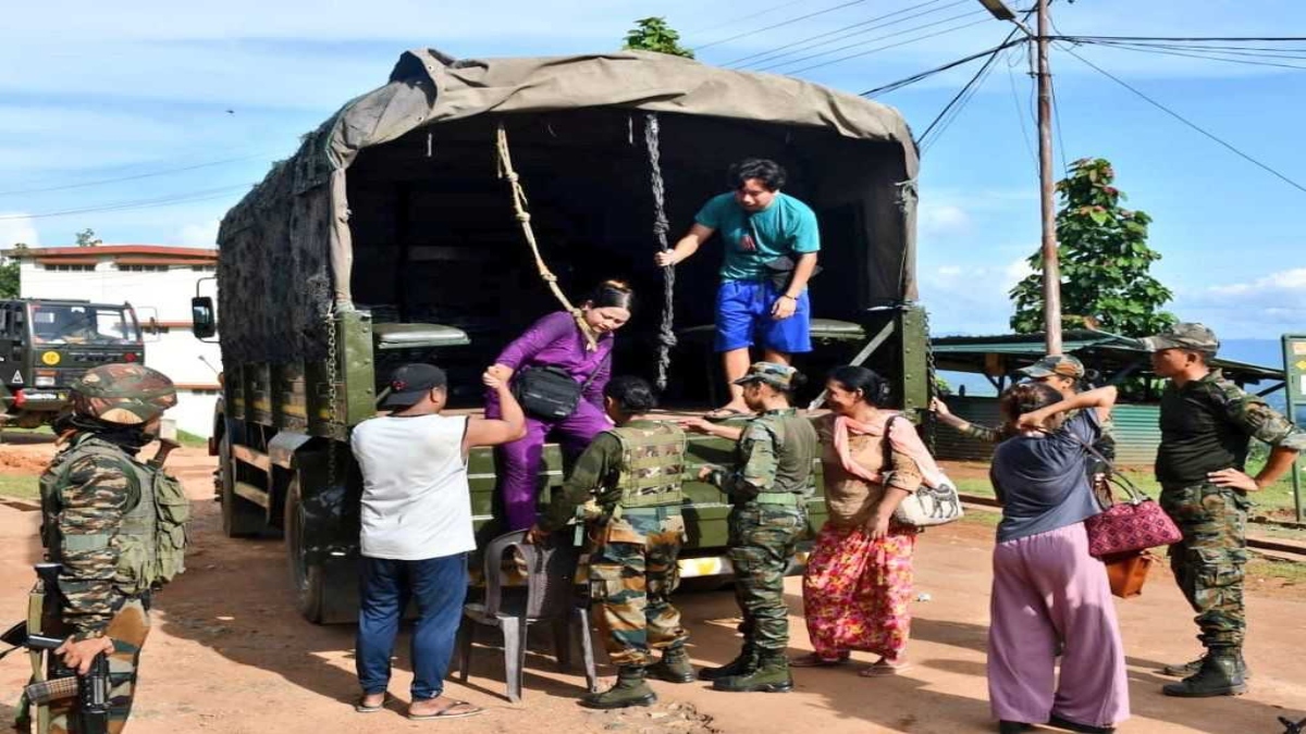 Manipur: Over 200 people displaced due to violence repatriated from Myanmar as situation improves