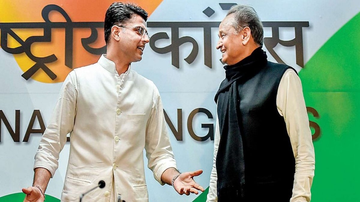 Rajasthan: Ashok Gehlot's rare support for Sachin Pilot in election year