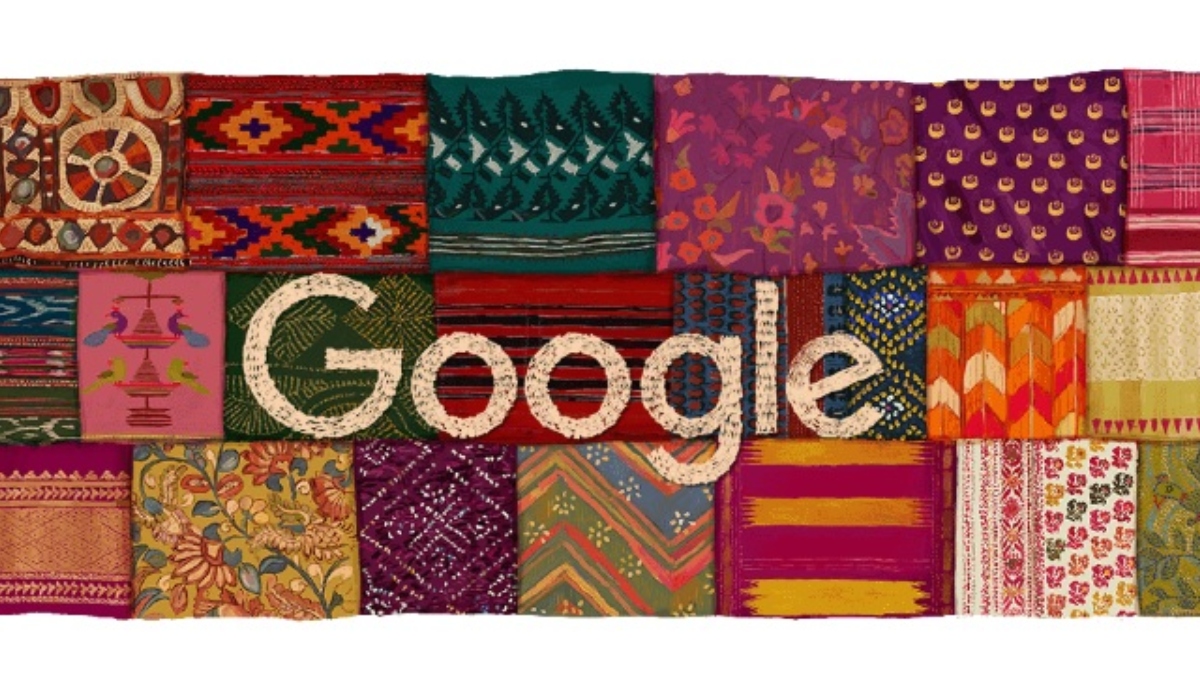 Independence Day 2023: Google Doodle honours rich textile heritage of India