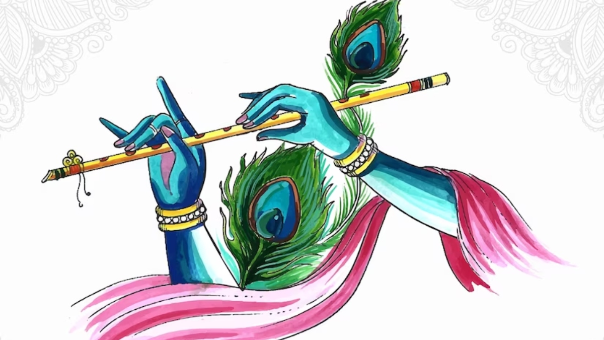 Indian Artists Club - repost @maurosilvaarts ・・・ Happy Janmashtami - Drawing  on paper A4 by @MauroSilvaARTS #Krishna #Janmashtami (कृष्ण जन्माष्टमी),  also known simply as Janmashtami or Gokulashtami, is an annual Hindu  festival