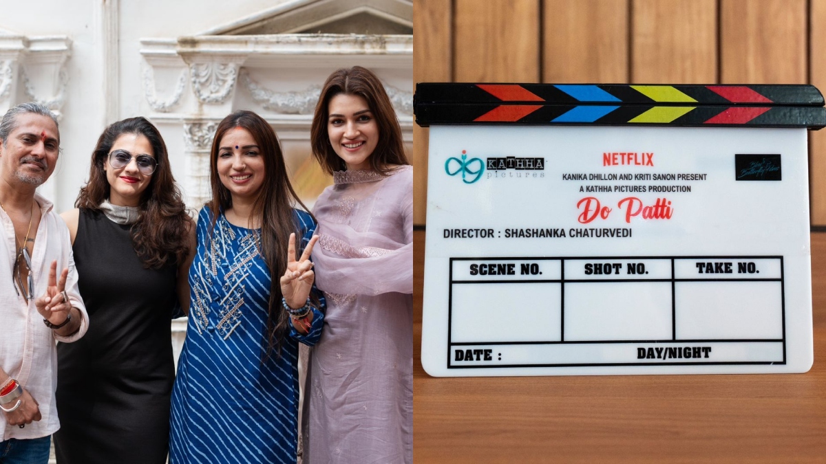 Do Patti: Kriti Sanon’s maiden production, also starring Kajol, goes on floors