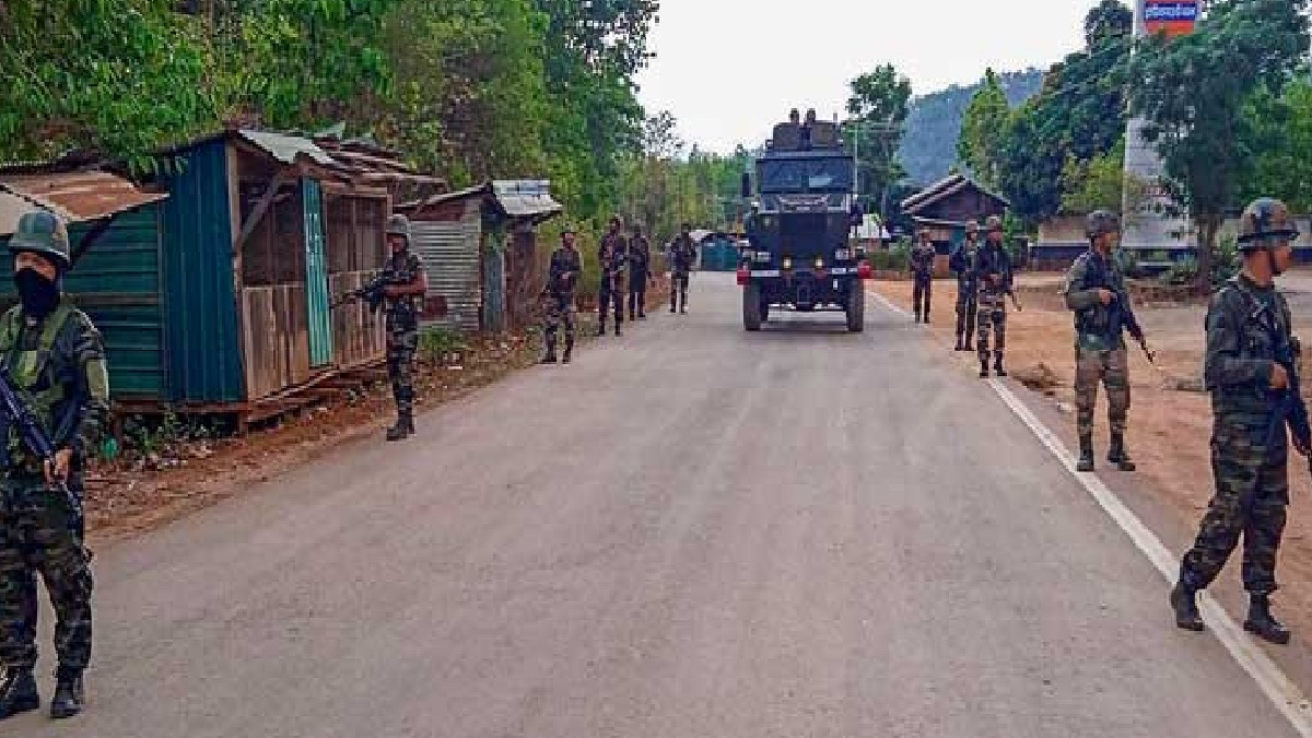 Manipur govt orders to replace Assam Rifles with CRPF at key checkpoint in Bishnupur after women protest