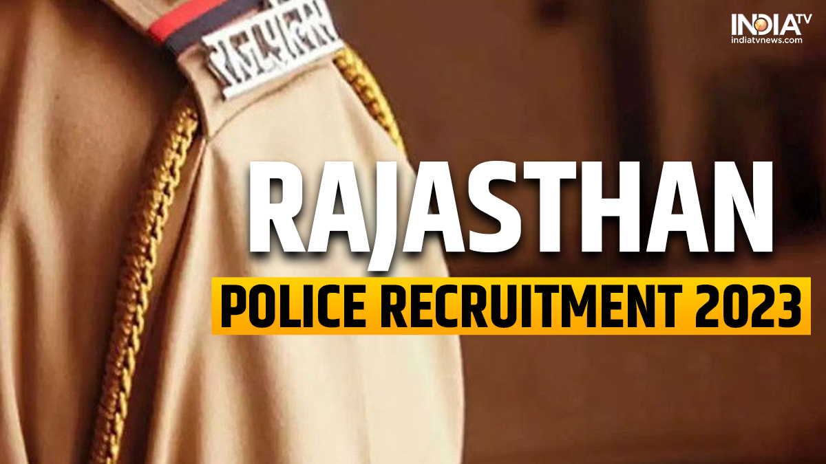 Rajasthan Police Constable Recruitment 2023: Apply for 3,578 posts at police.rajasthan.gov.in