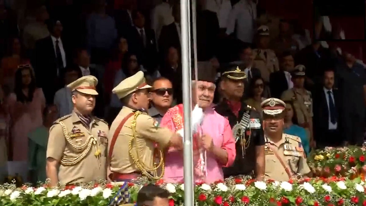 Independence Day 2023: J&K LG Manoj Sinha hoists Tricolour, says dividends of peace are visible now in UT