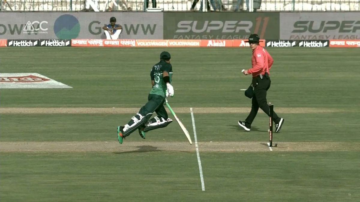 WATCH | Mohammad Rizwan suffers silly run-out while avoiding throw, angry Babar Azam reacts by throwing cap