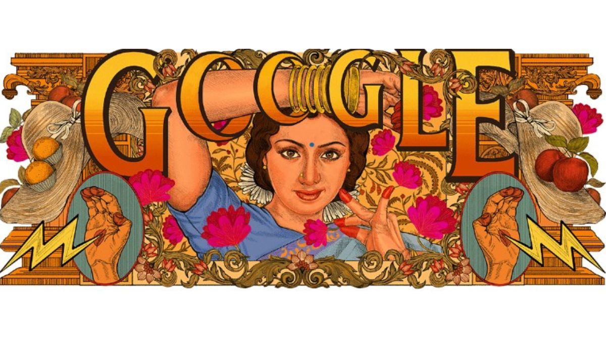 Google Doodle remembers Sridevi on her 60th birth anniversary