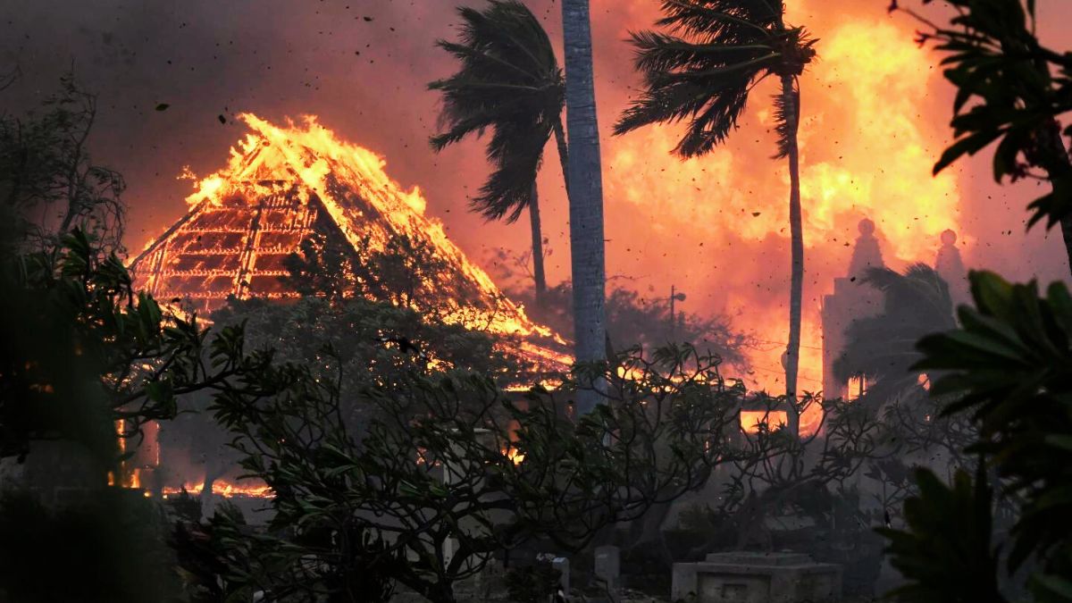 Hawaii wildfires kill 36 people as strong winds from passing hurricane rages flames