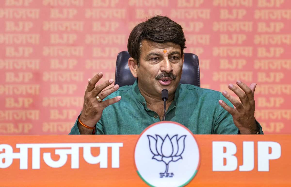 Manoj Tiwari targets AAP govt over alleged classrooms scam, claims tender norms tweaked for undue gain