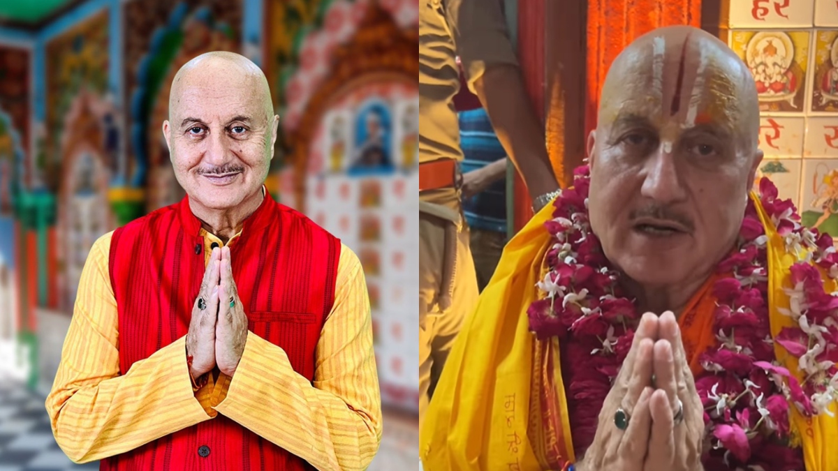 WATCH: Anupam Kher visits Ayodhya for FIRST time, offers prayers at iconic Hanuman Garhi temple