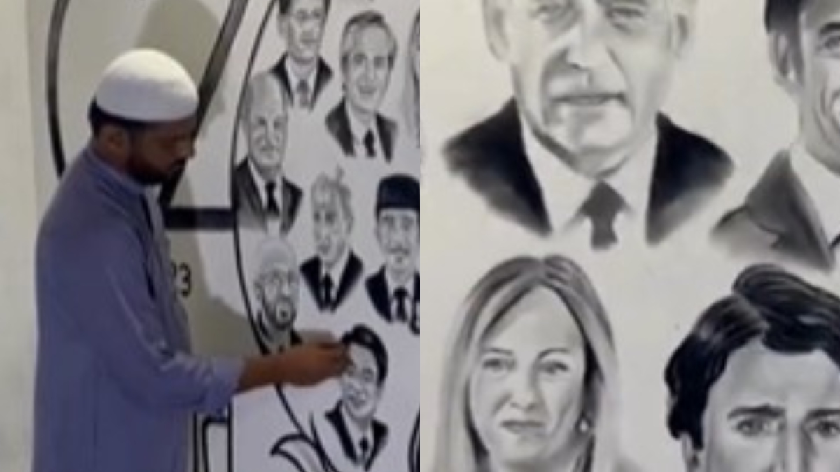 G20 Summit: Artist Juheb Khan from UP creates unique charcoal portraits of world leaders