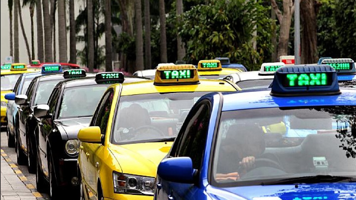 The incident happened during a cab ride