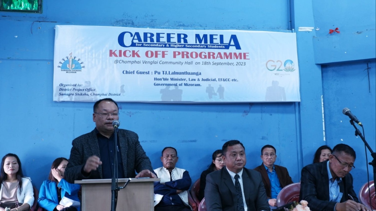 Mizoram: 'Career Mela 2023' launched by minister TJ Lalnuntluanga in Champhai