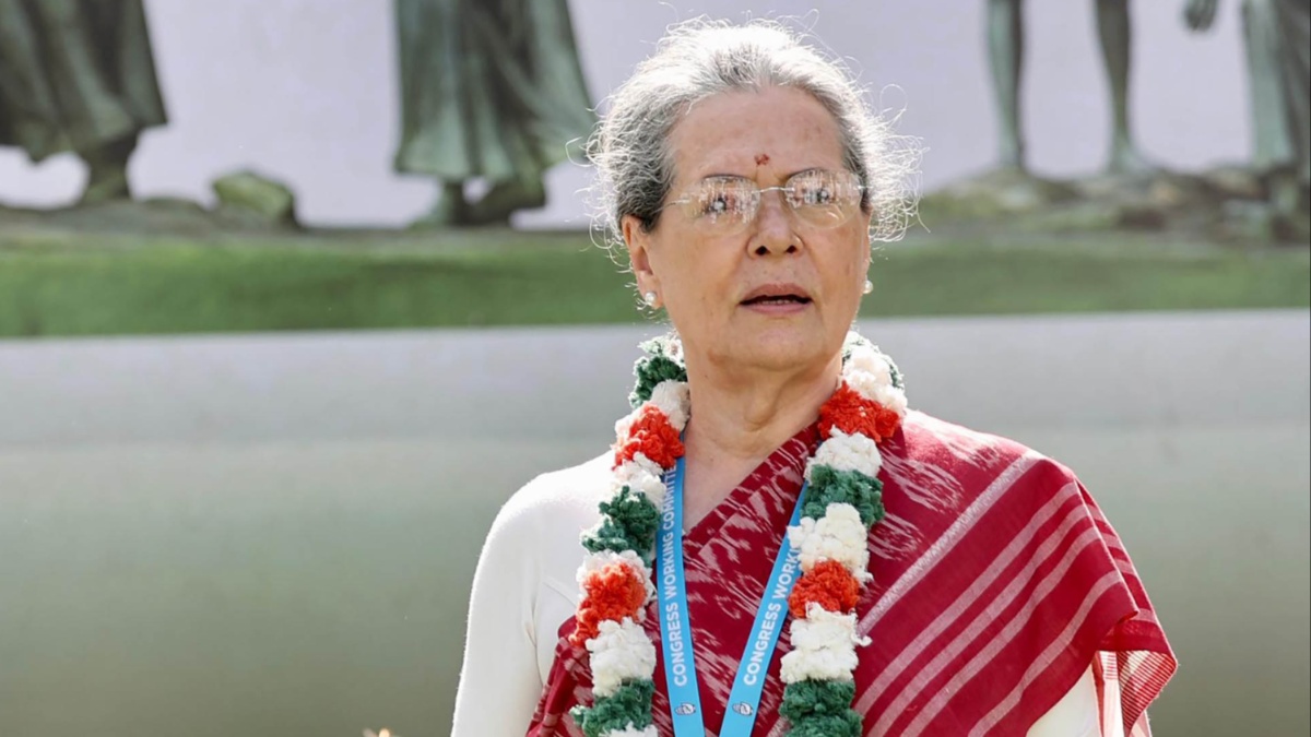 BJP criticises Congress over portrayal of Sonia Gandhi as Goddess in Telangana | Pic