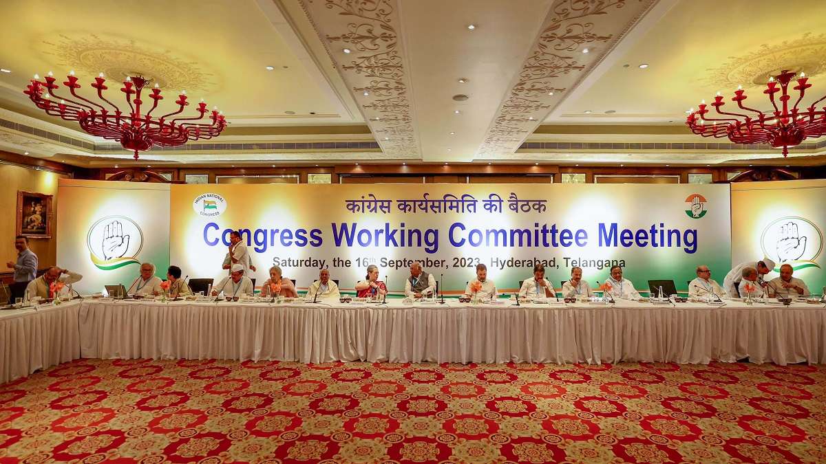 Don't fall for BJP's narrative, remain cautious on Sanatan issue, Congress leaders in CWC meet: Sources