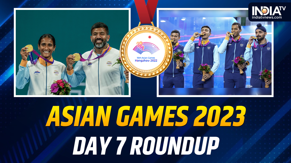 Hangzhou Asian Games: India win gold in tennis and squash on Day 7