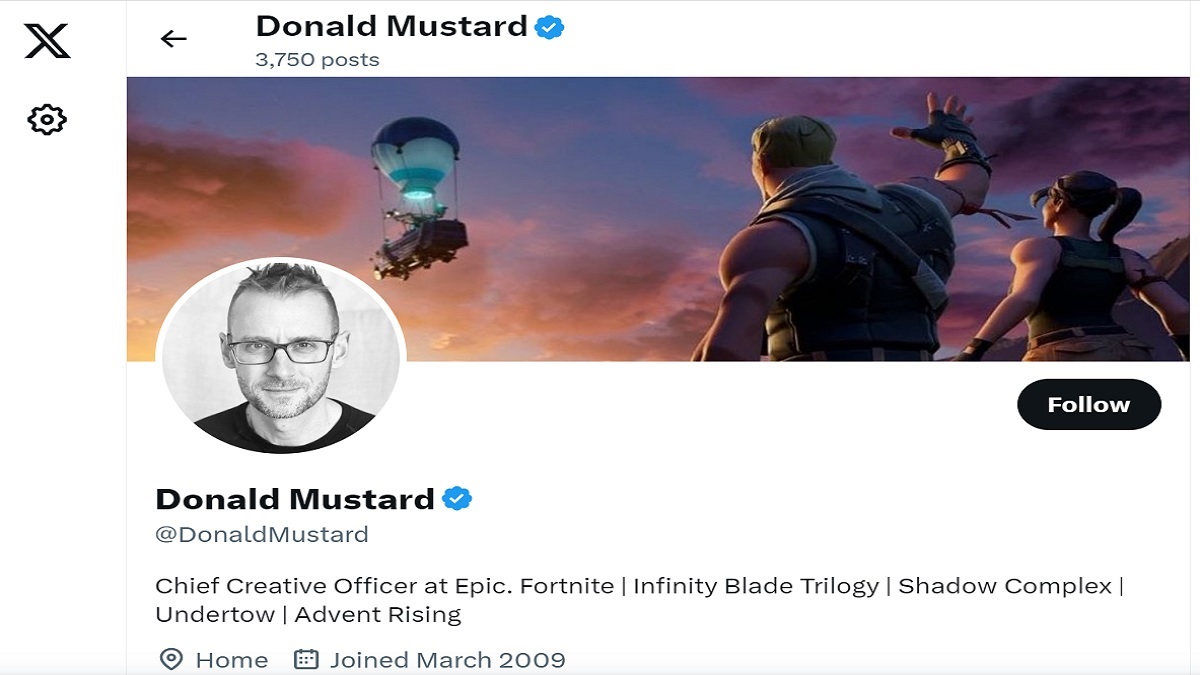 Fortnite' loremaster Donald Mustard leaves Epic Games