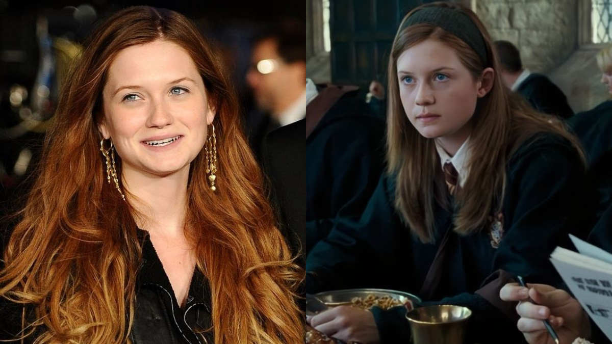 Harry Potter star Bonnie Wright, who played Ginny Weasley, welcomes a ...