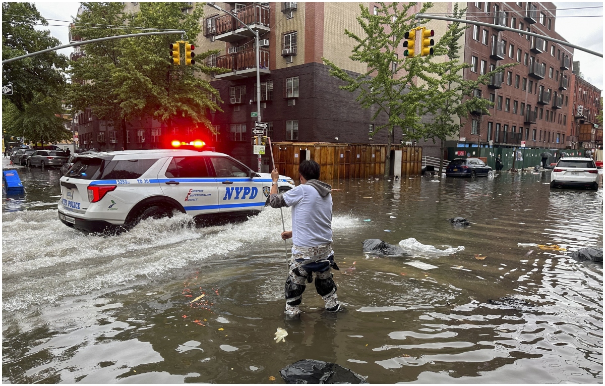 US: People stranded, subway lines flooded as New York receives one of heaviest rainy day in decades